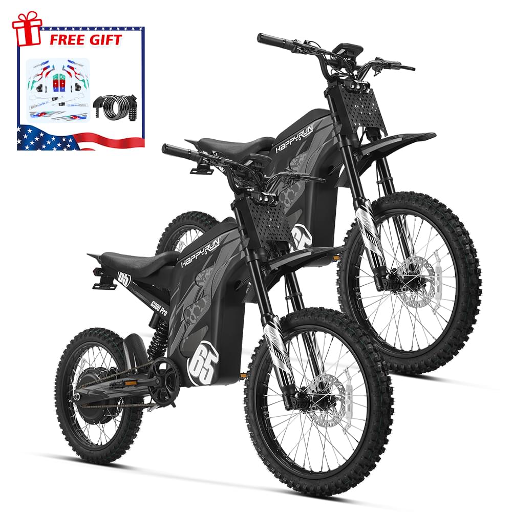 Combo Sale HappyRun Dirt Bike G300 Pro - Black*2