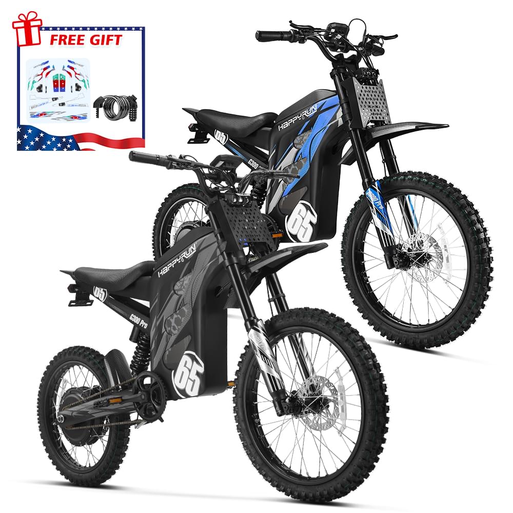 Combo Sale HappyRun Dirt Bike G300 Pro - Blue-Black