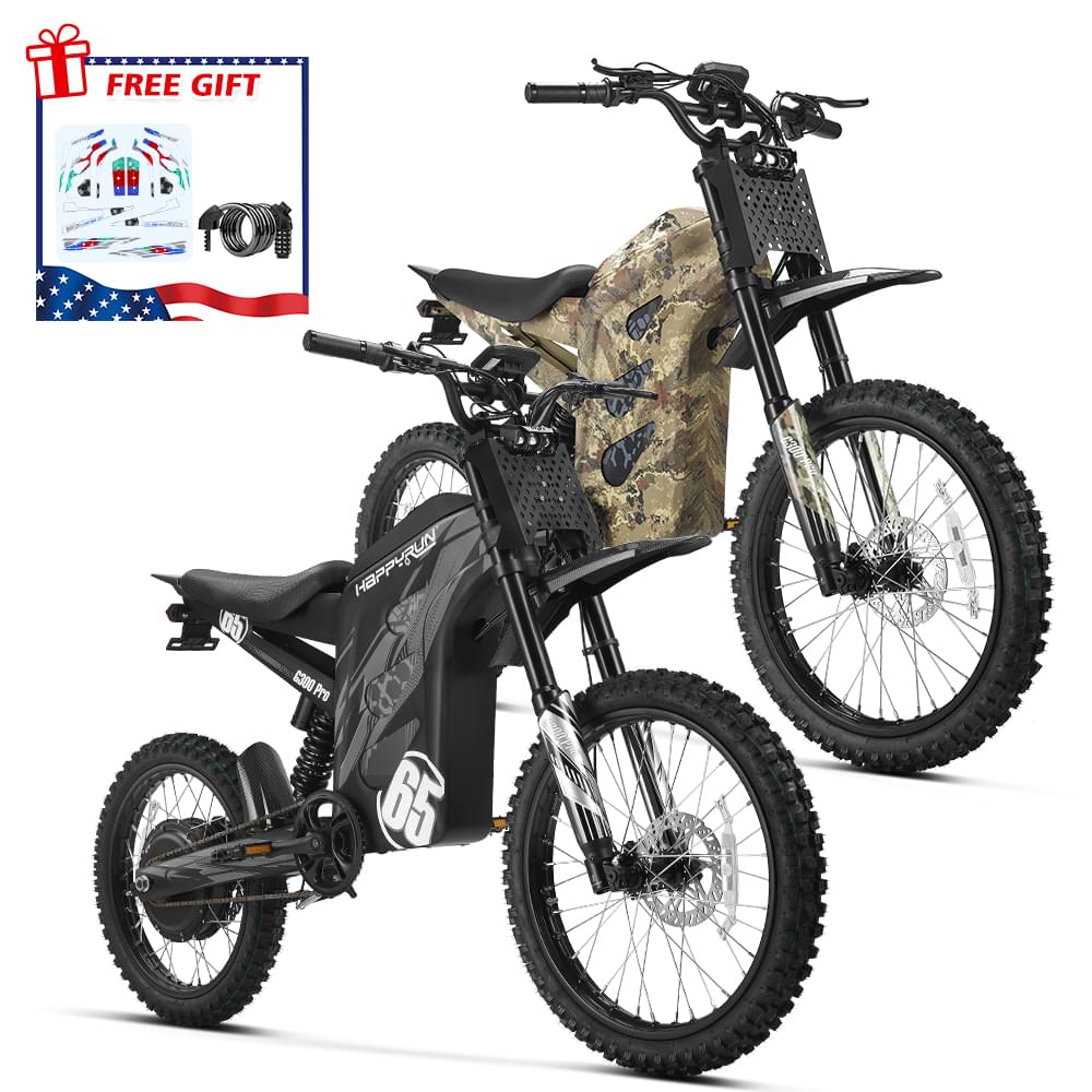 Combo Sale HappyRun Dirt Bike G300 Pro - Black + Camo