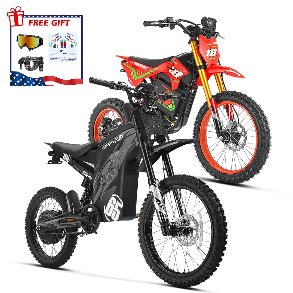 Ultimate Dirt eBike Combo: F18 2.0 & G300 Pro - Red + Black