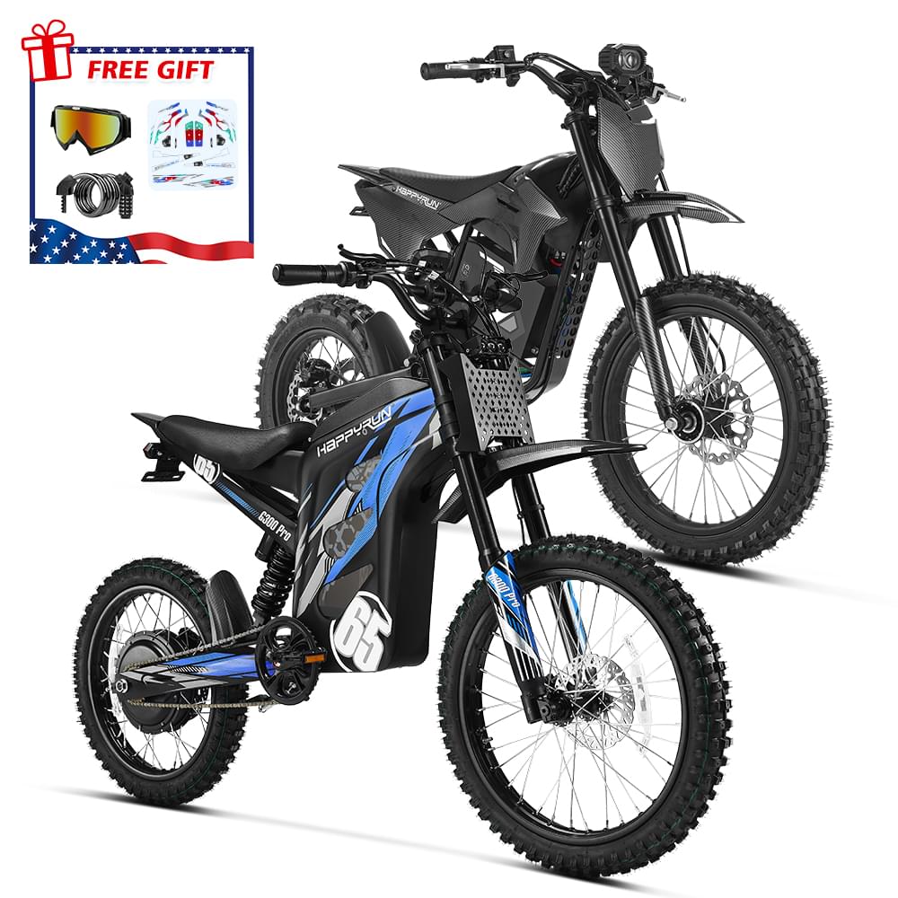 Ultimate Dirt eBike Combo: F18 2.0 & G300 Pro - Black + Blue