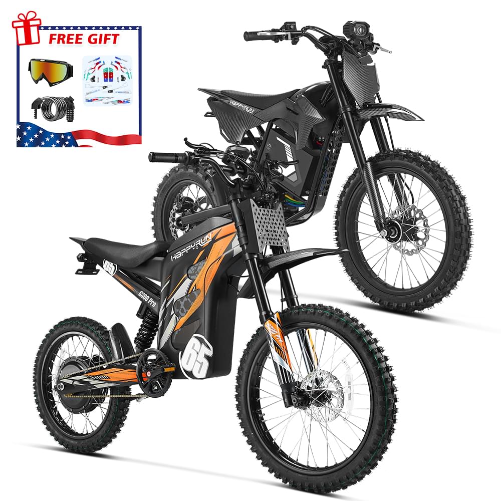 Ultimate Dirt eBike Combo: F18 2.0 & G300 Pro - Black + Orange